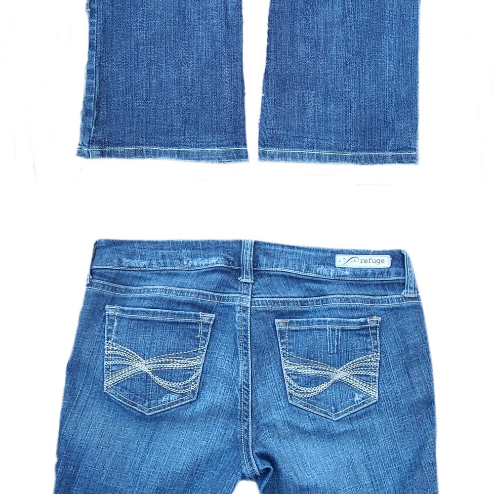 Women REFUGE RUNWAY Everyday Boot Distressed Jeans - Picture 6 of 8